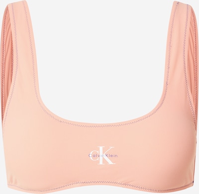 Bikinio viršutinė dalis iš Calvin Klein Swimwear, spalva – purpurinė / pudros spalva / balta, Prekių apžvalga