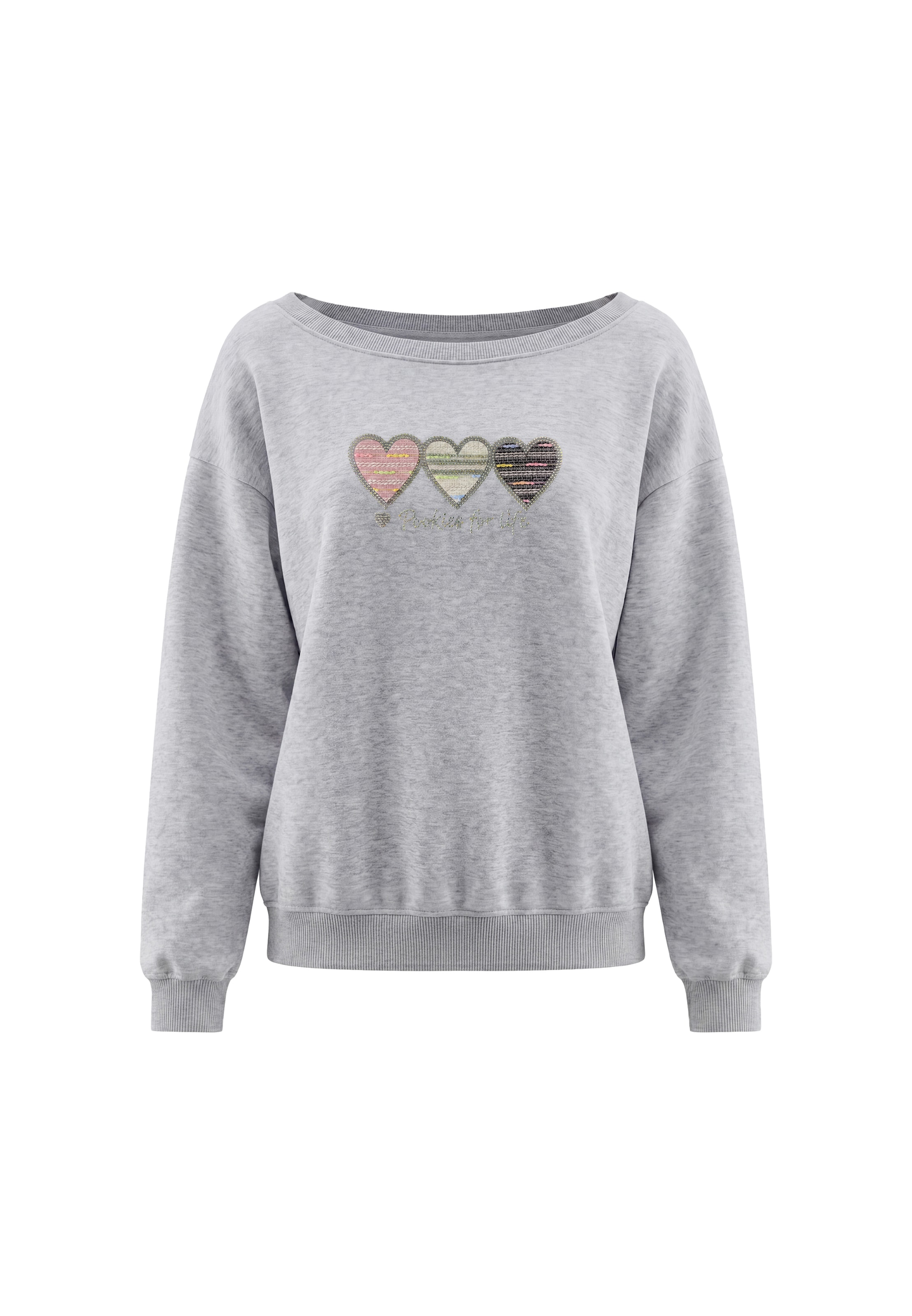 Sweat-shirt MYMO en gris : devant