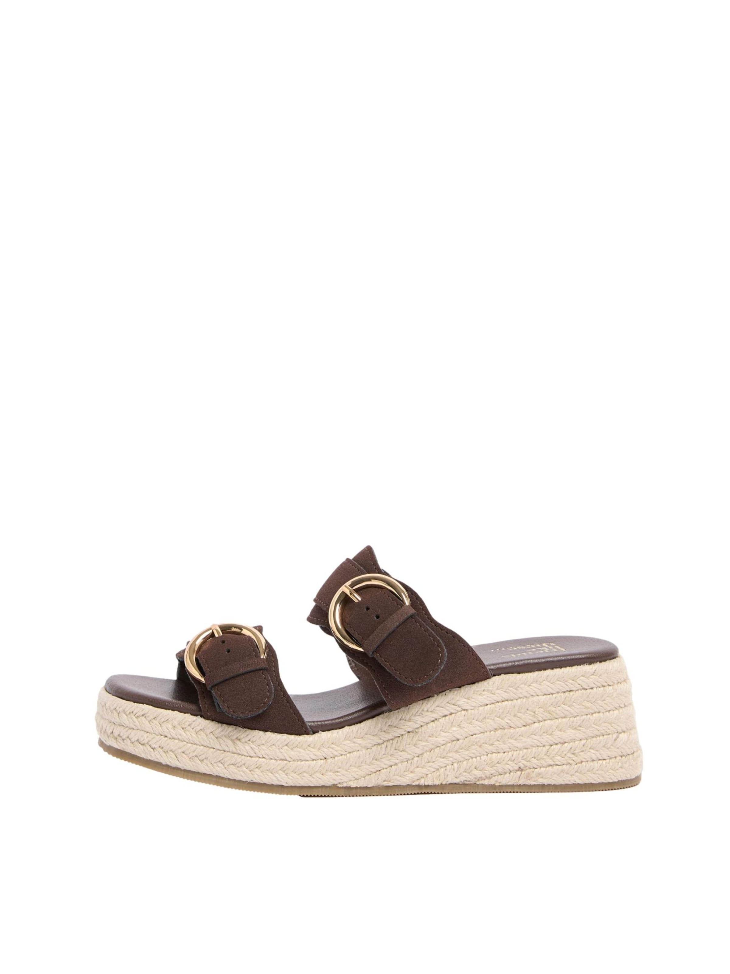 Friends Like These Sandals in Brown: front