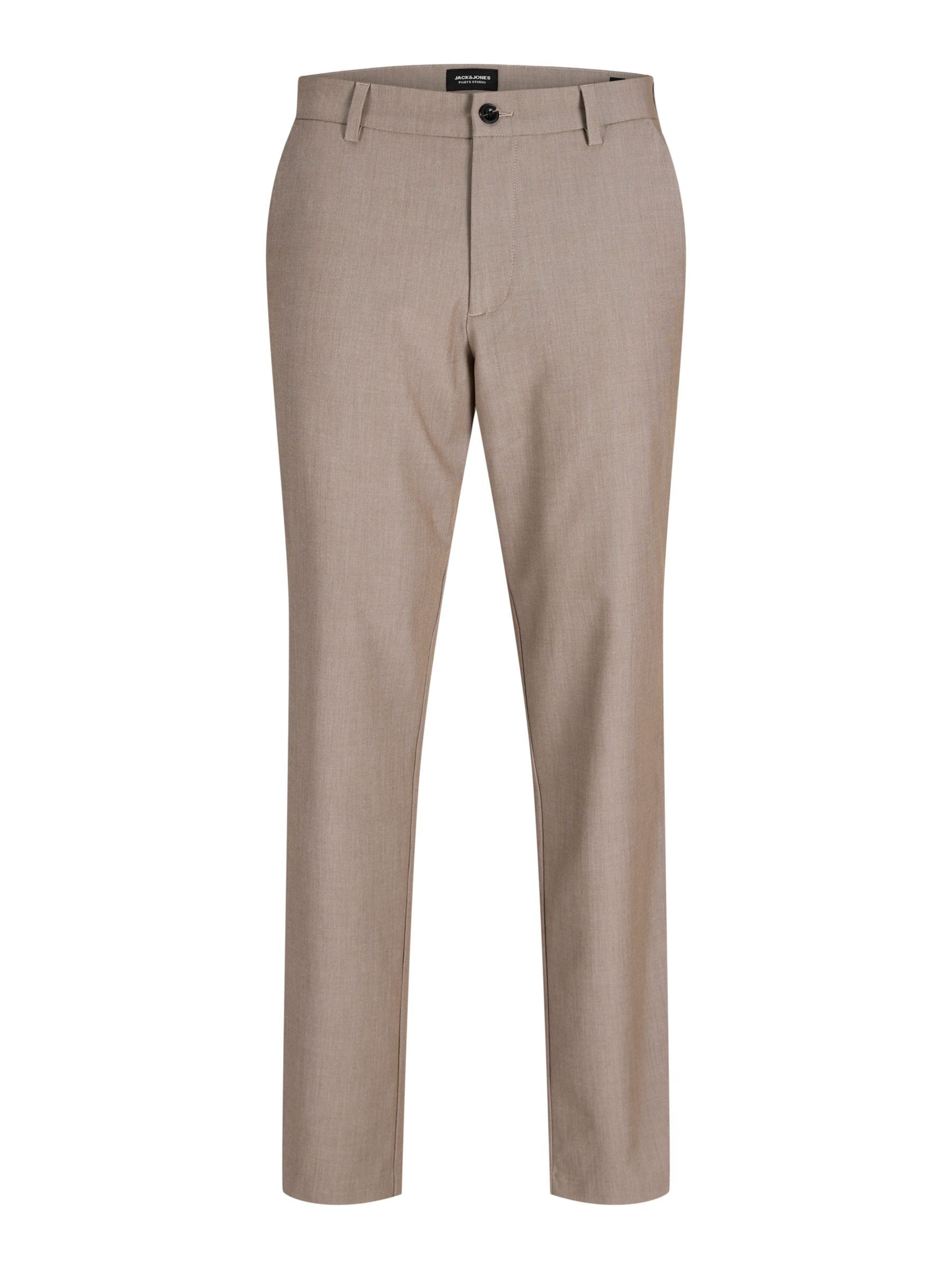 Pantalon chino 'JPSTollie Connor' JACK & JONES en beige : devant
