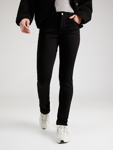 Mavi Slimfit Jeans i sort: forside