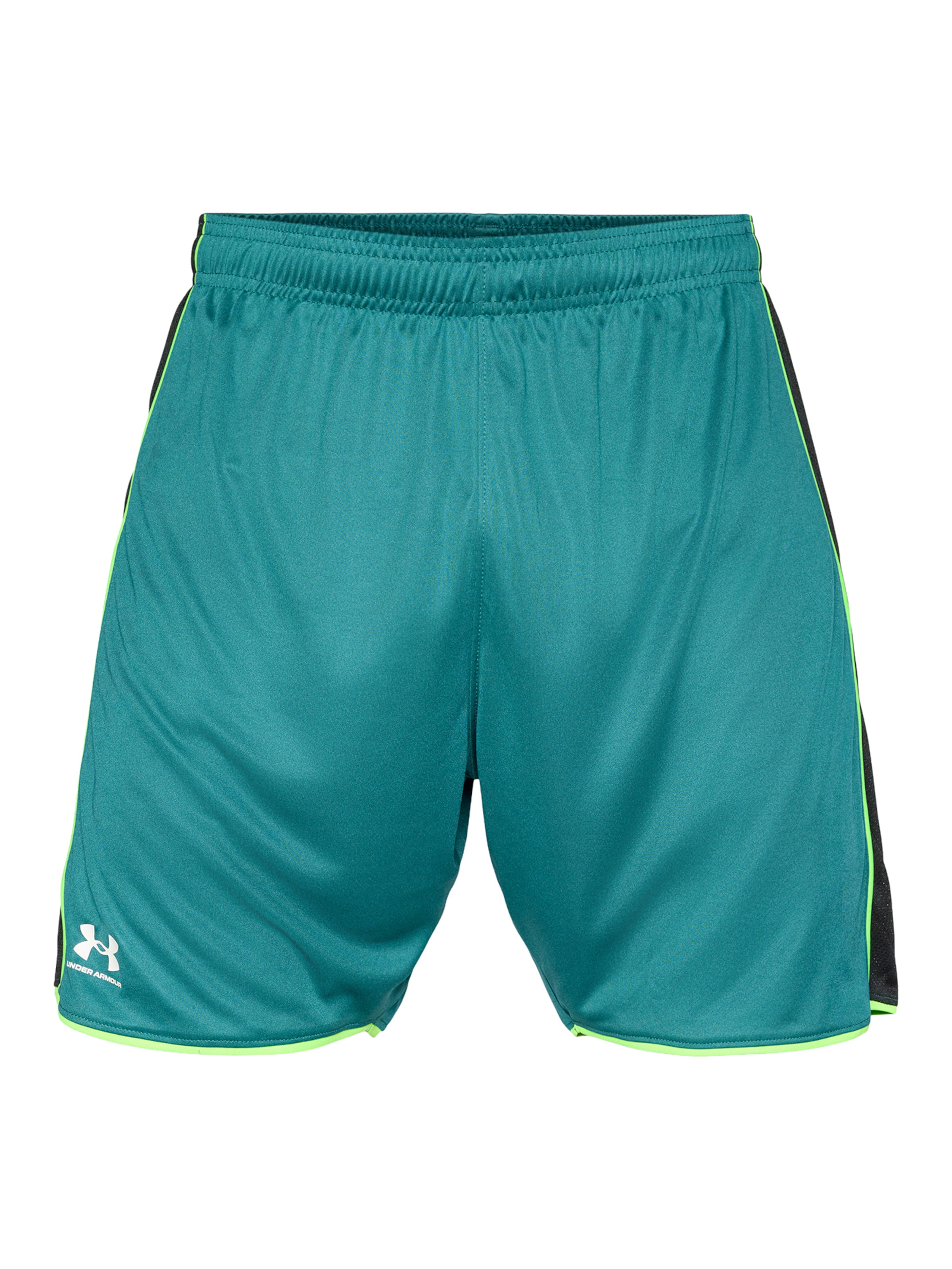 UNDER ARMOUR Loosefit Sportbroek 'Challenger' in Groen: voorkant