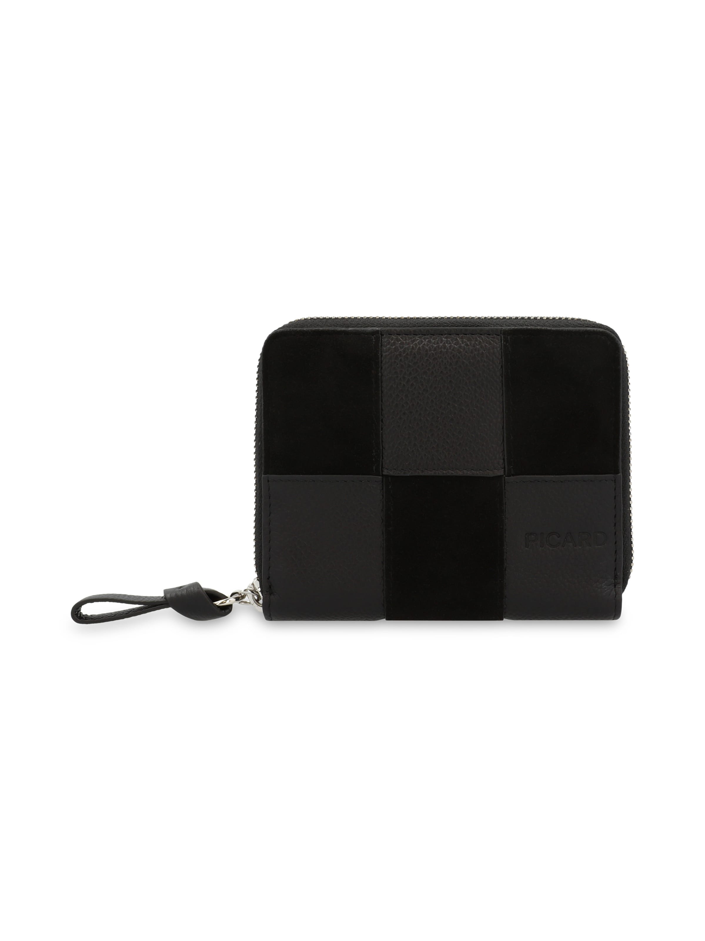 Picard Wallet 'Chess' in Black: front