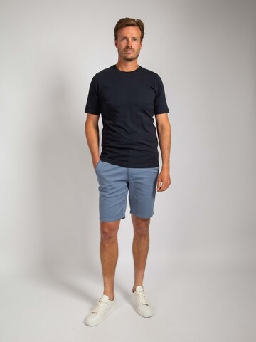 T-Shirt 'Jim Steel' Suitable en bleu