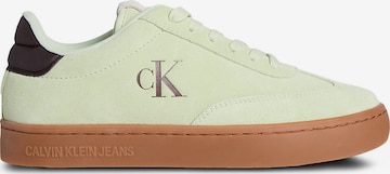 Baskets basses 'Classic' Calvin Klein en vert : devant