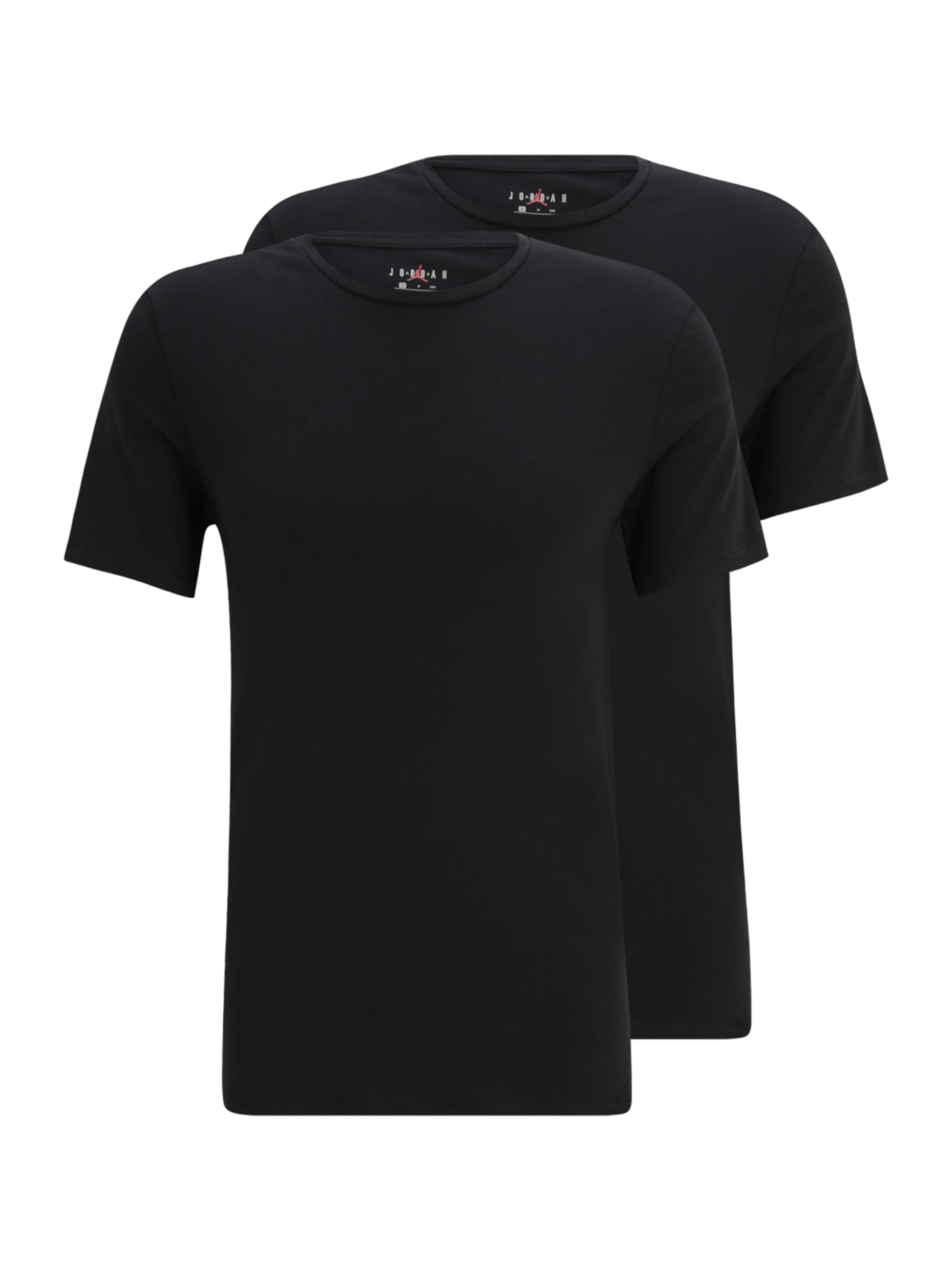 T-Shirt Jordan en noir : devant