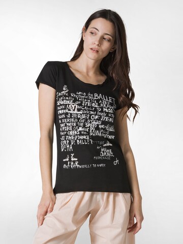 DEHA T-Shirt in Schwarz: Vorderseite
