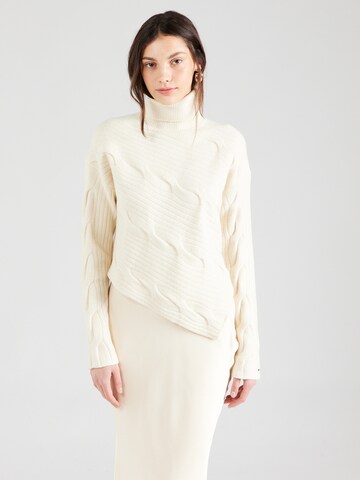 Calvin Klein Sweater in Beige: front