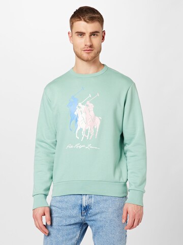 Polo Ralph LaurenSweater majica - zelena boja: prednji dio
