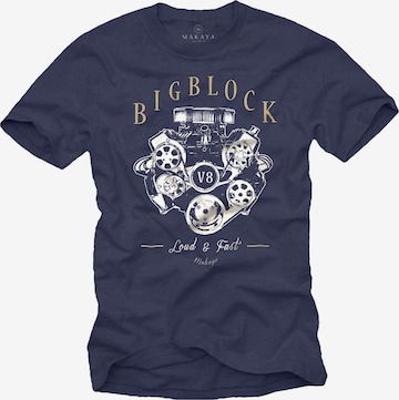 MAKAYA Shirt in Blue: front