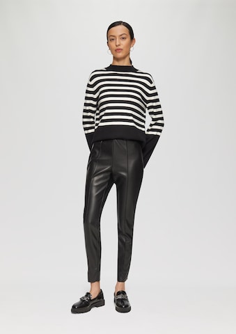 s.Oliver BLACK LABEL Skinny Pants in Black: front