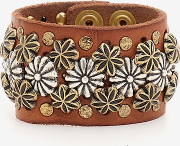 Bracelet Campomaggi en marron : devant