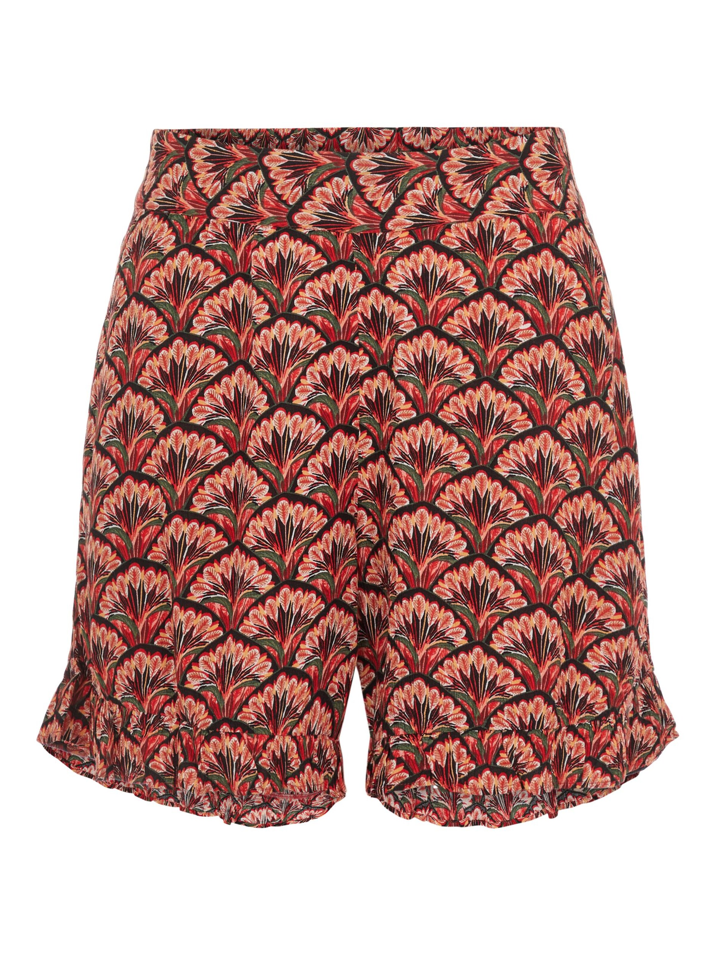 Frauen Große Größen EVOKED Shorts 'Mesa' in Orangerot - ZJ65513 Frauen Große Größen EVOKED Shorts 'Mesa' in Orangerot - ZJ65513