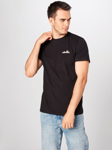 ELLESSE Regular Fit T-Shirt 'Selvettet' in Schwarz: predná strana