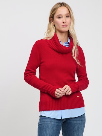 Influencer Pullover in Rot: Vorderseite