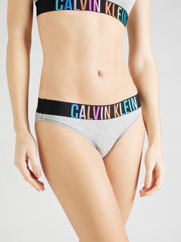 Calvin Klein Underwear Štandardný strih Nohavičky - Sivá: predná strana