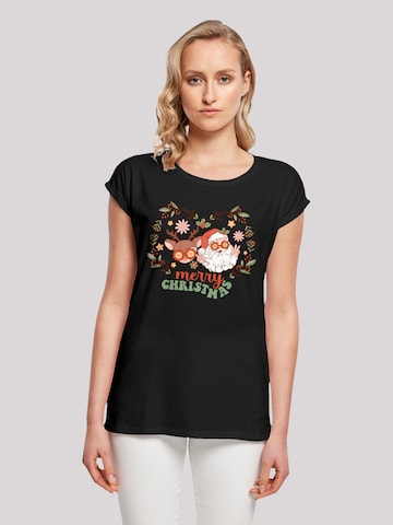 F4NT4STIC Shirt in Zwart: voorkant