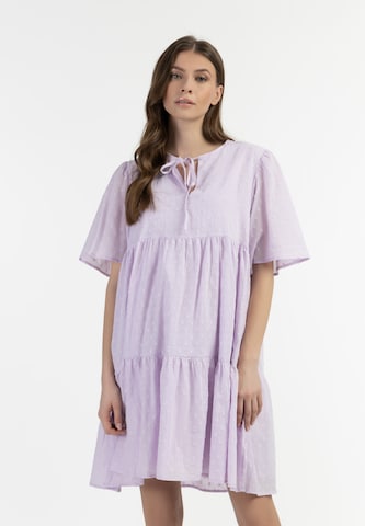 purpurinė DreiMaster Vintage Vasarinė suknelė: priekis