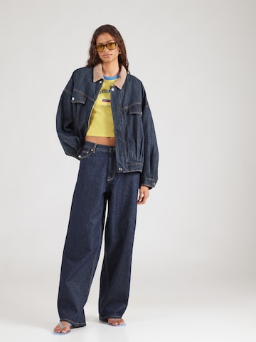 LEVI'S ® Tričko 'MINI RINGER X USA RETRO' - Žltá