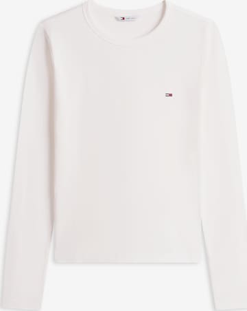 Tricou de la Tommy Jeans pe alb: față