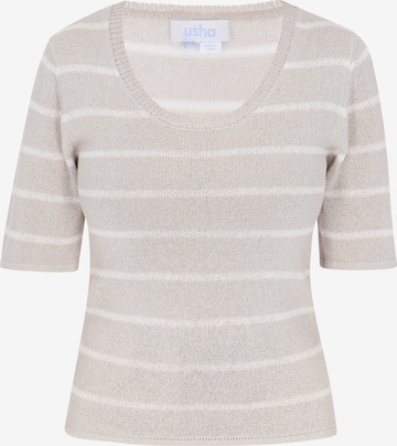 usha BLUE LABEL Pullover in Grau: Vorderseite