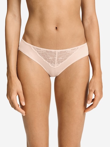 Slip ' Azelia ' Hanro en rose : devant