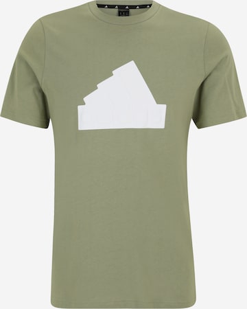 ADIDAS SPORTSWEAR - Camiseta funcional en verde: frente