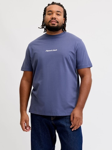 Jack & Jones Plus Shirt in Blue: front