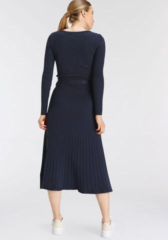 DELMAO Knitted dress in Blue