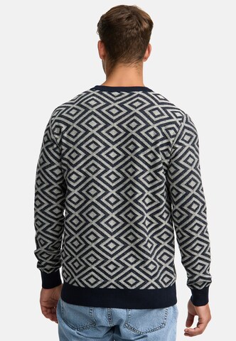 INDICODE JEANS Sweater 'Scott' in Blue