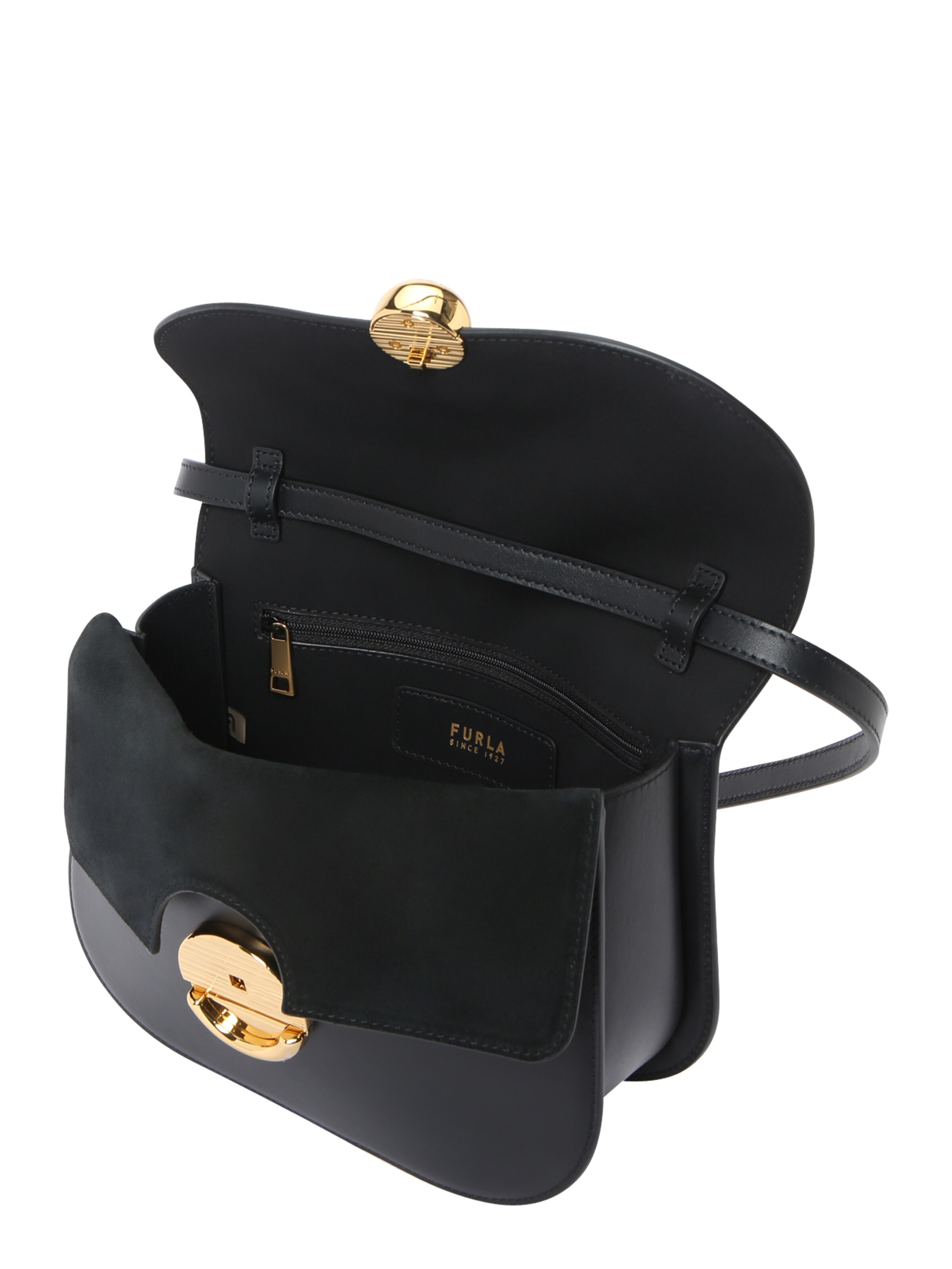 Geantă de umăr 'Sfera' de la FURLA pe negru