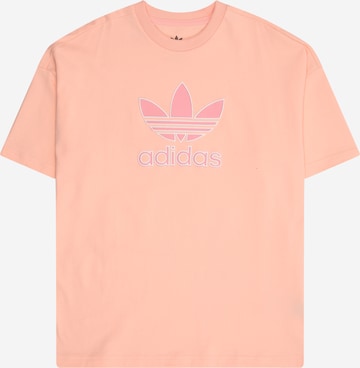 ADIDAS ORIGINALS Shirt 'Trefoil' in Roze: voorkant