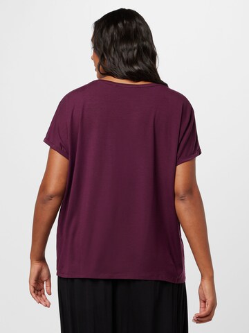 Vero Moda Curve T-shirt 'Aya' i röd