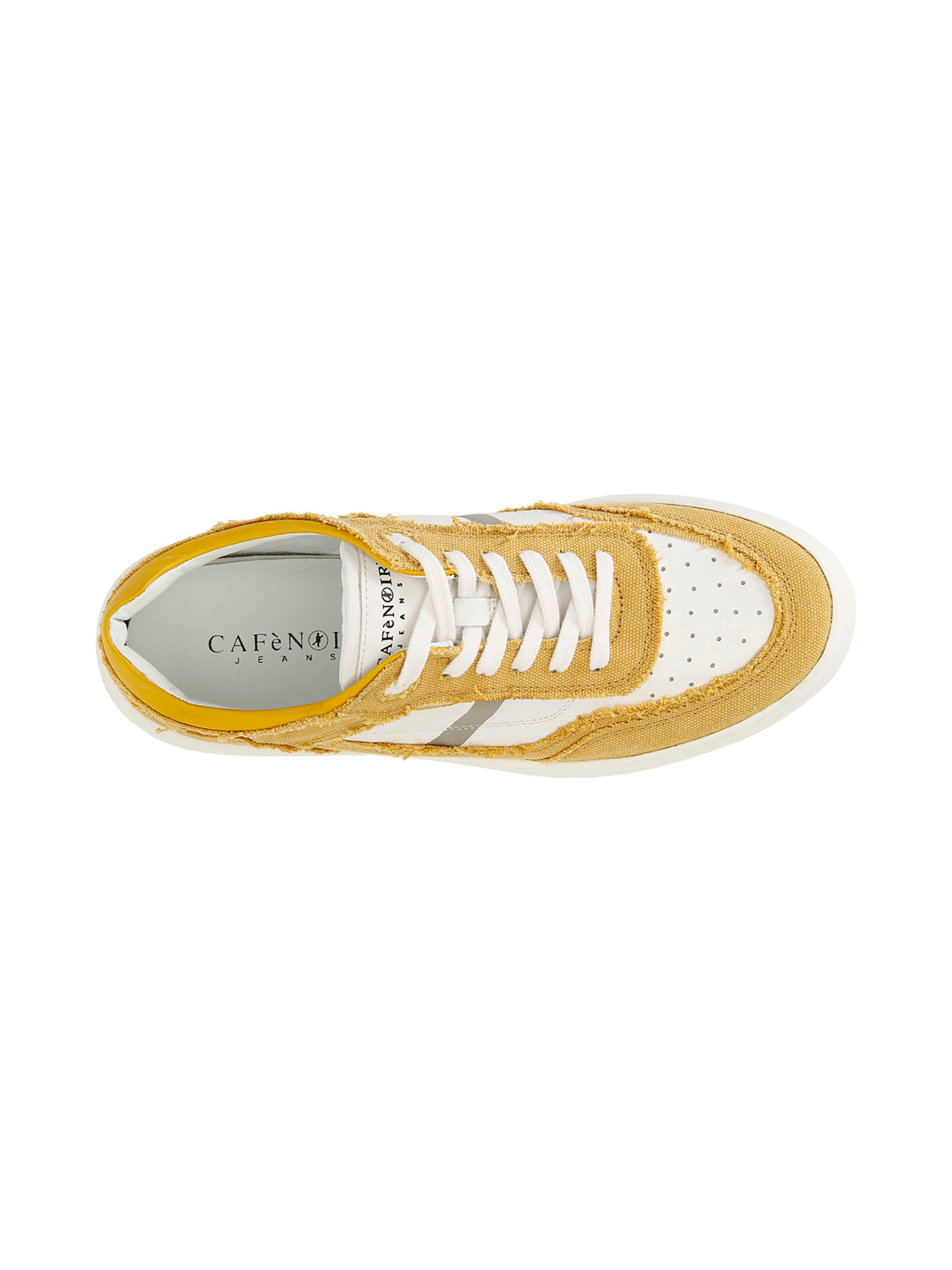 Baskets basses CAFè NOIR en jaune