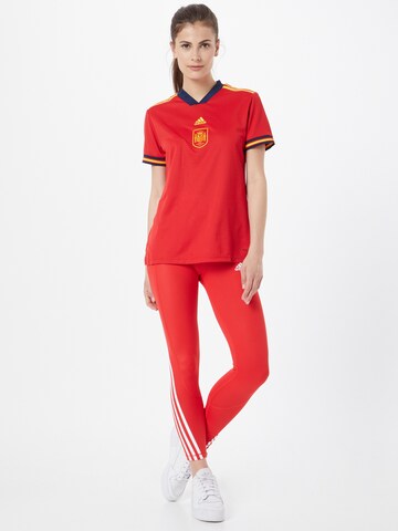 ADIDAS SPORTSWEAR - Camisola de futebol 'Spanien' em vermelho