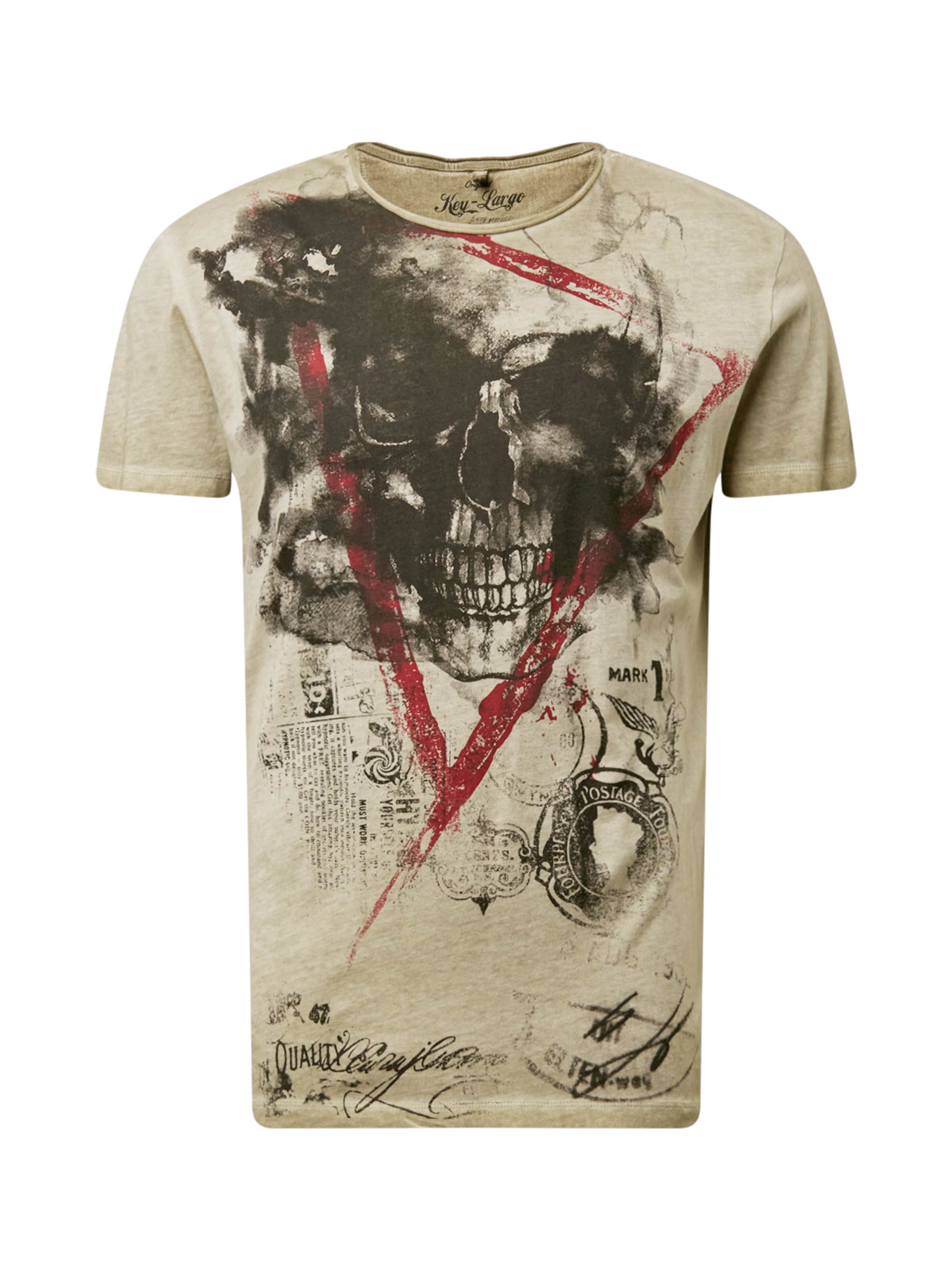 Key Largo Футболка в Бежевый: спереди
