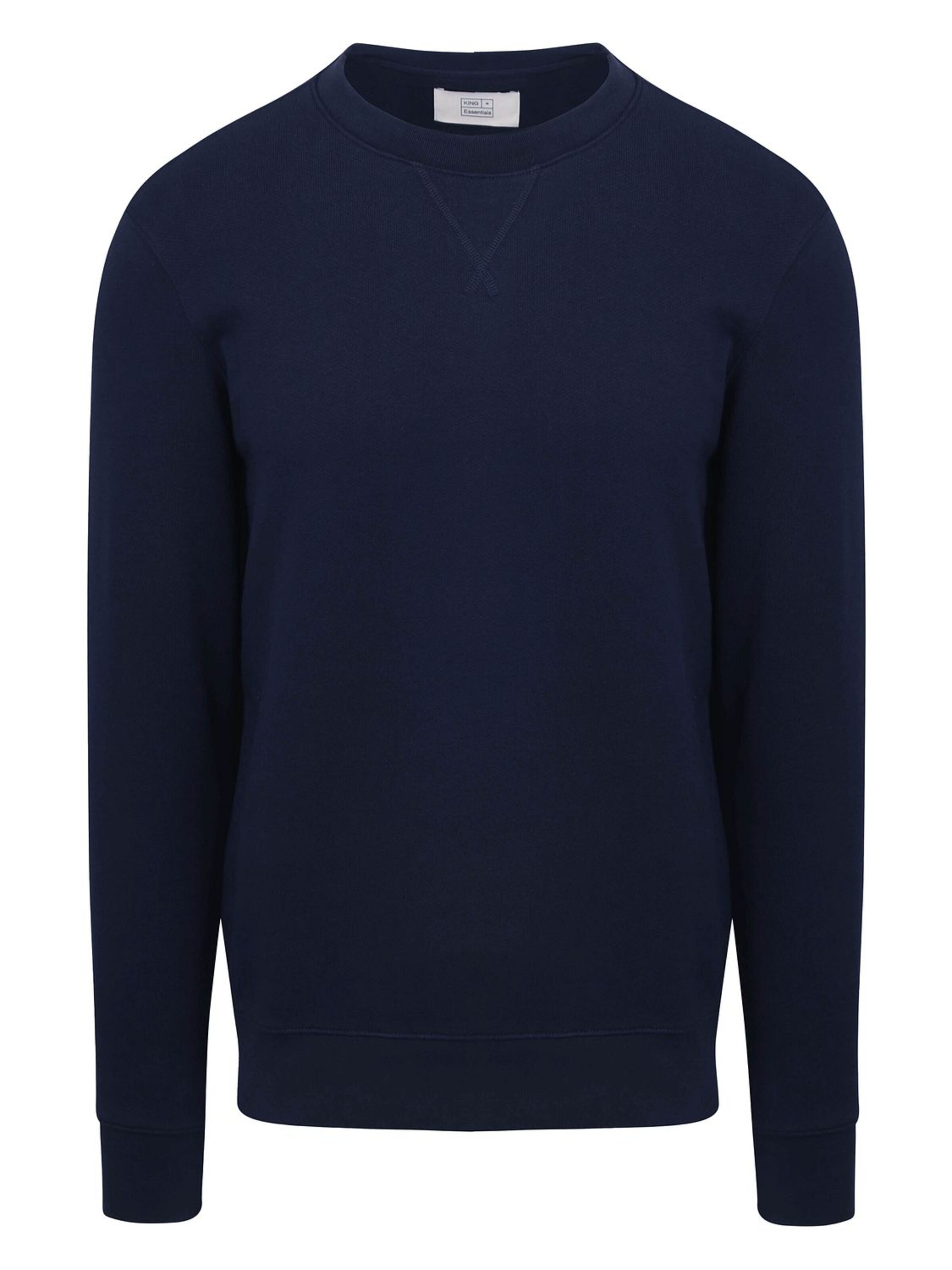 KING Essentials Sweater 'The George' in Blue: front