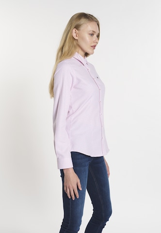DENIM CULTURE Bluzka 'IRMA ' w kolorze różowy