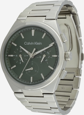 Calvin Klein Analog klokke 'DISTINGUISH' i sølv: forside