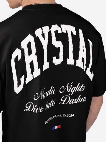 Crystal Paris Shirt 'Nordic Nights' in Zwart
