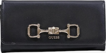 Portamonete 'JANIE SLG FLAP ORGANIZER SWVG99 10155' di GUESS in nero: frontale