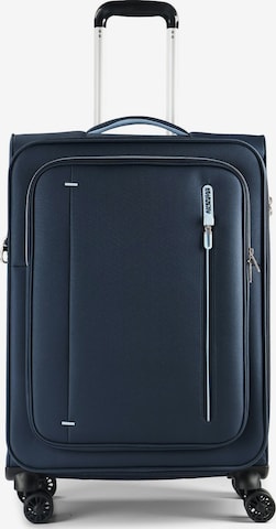 Valisette American Tourister en bleu : devant
