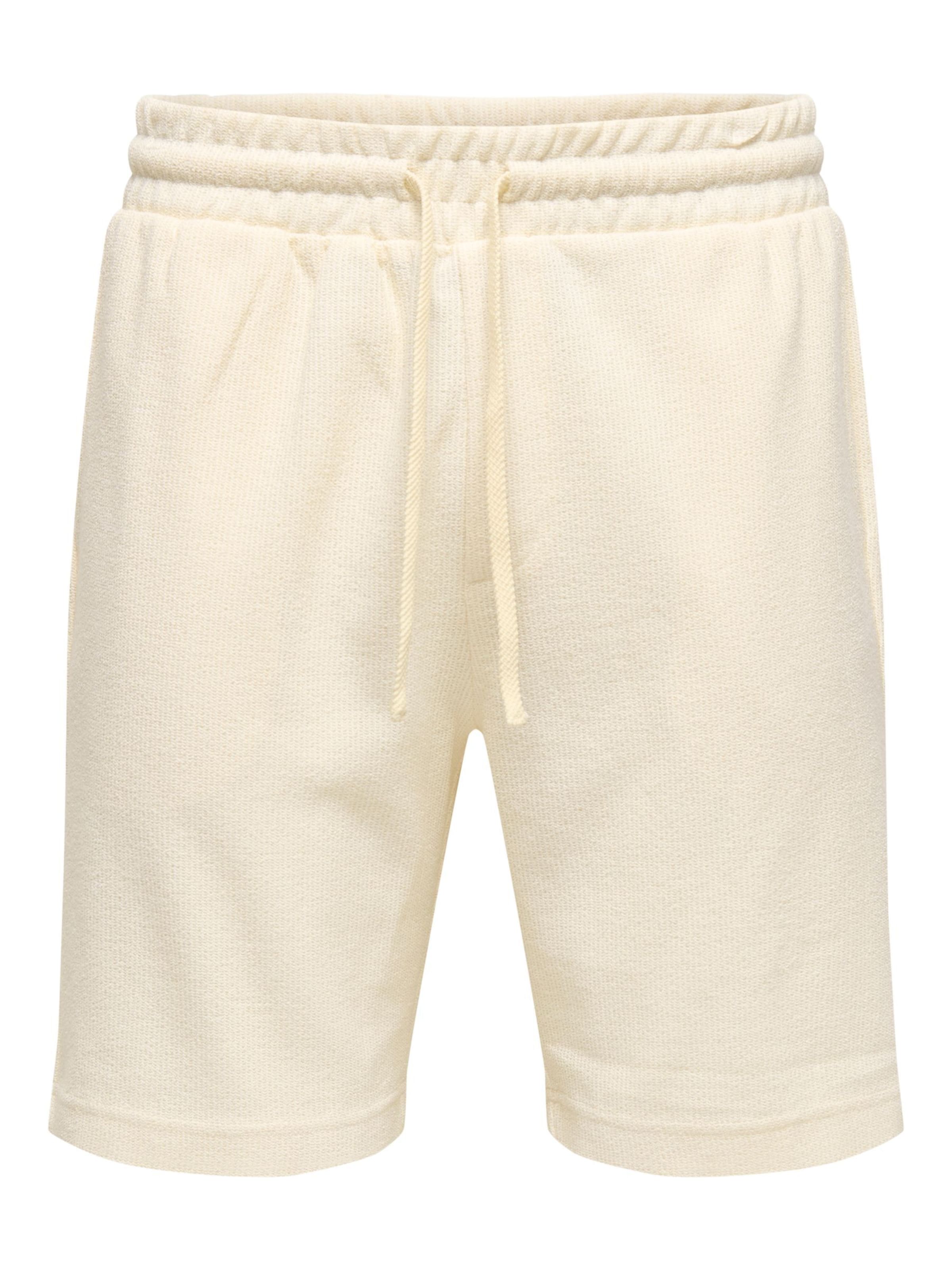 Pantalon 'ONSKOSTA' Only & Sons en blanc : devant