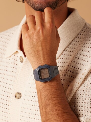 Montre digitale 'Klassisch' CASIO en bleu