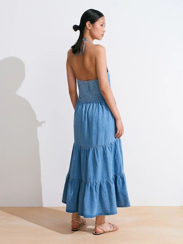 Dilvin - Vestido em azul