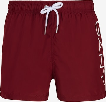 GANT Board Shorts in Red: front
