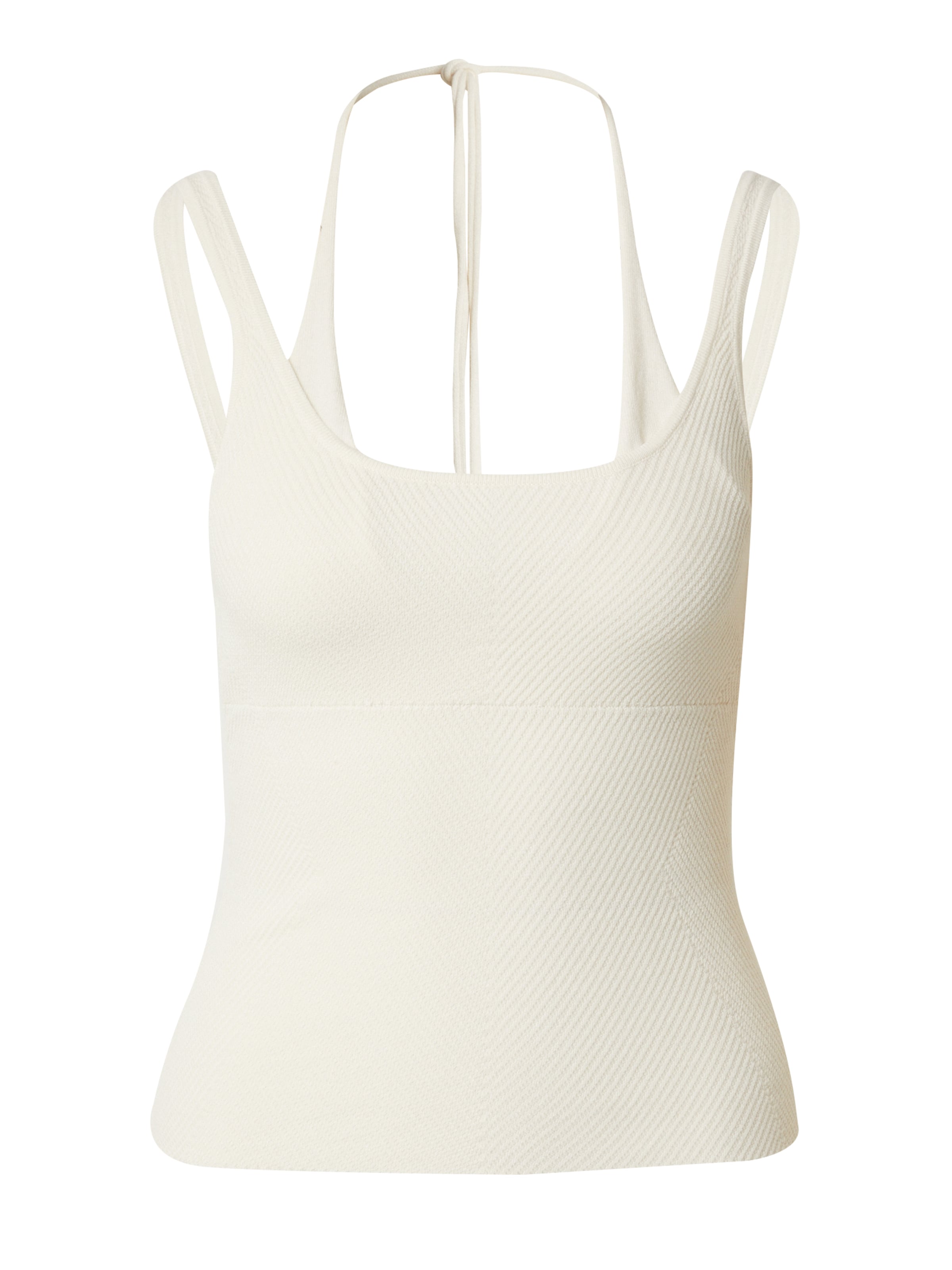 LeGer by Lena Gercke Плетен топ 'Gesina' в бяло, Преглед на продукта