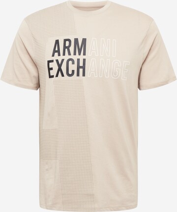 ARMANI EXCHANGE T-Shirt in Beige: predná strana