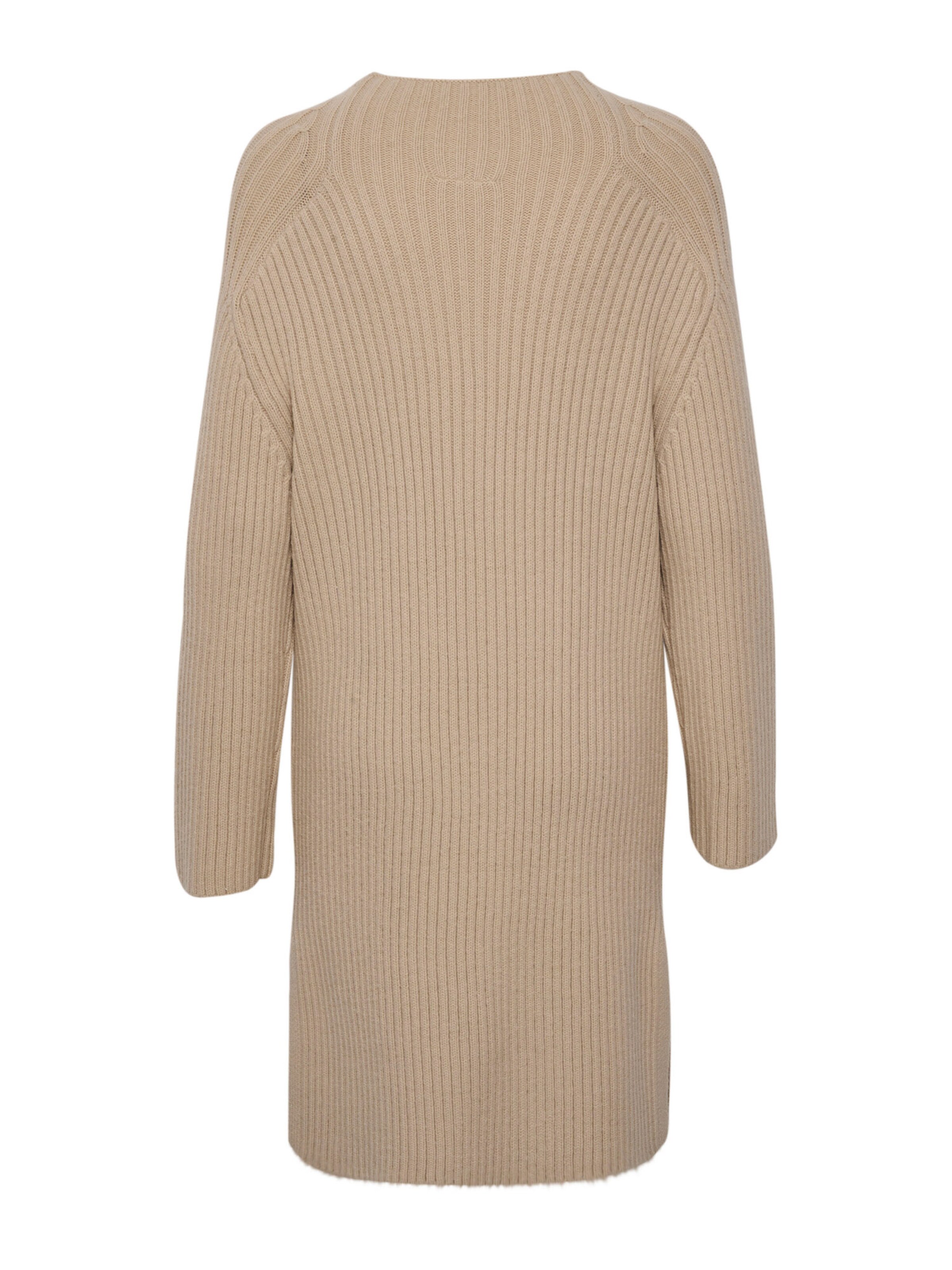 Kaffe Gebreide jurk 'Thora' in Beige