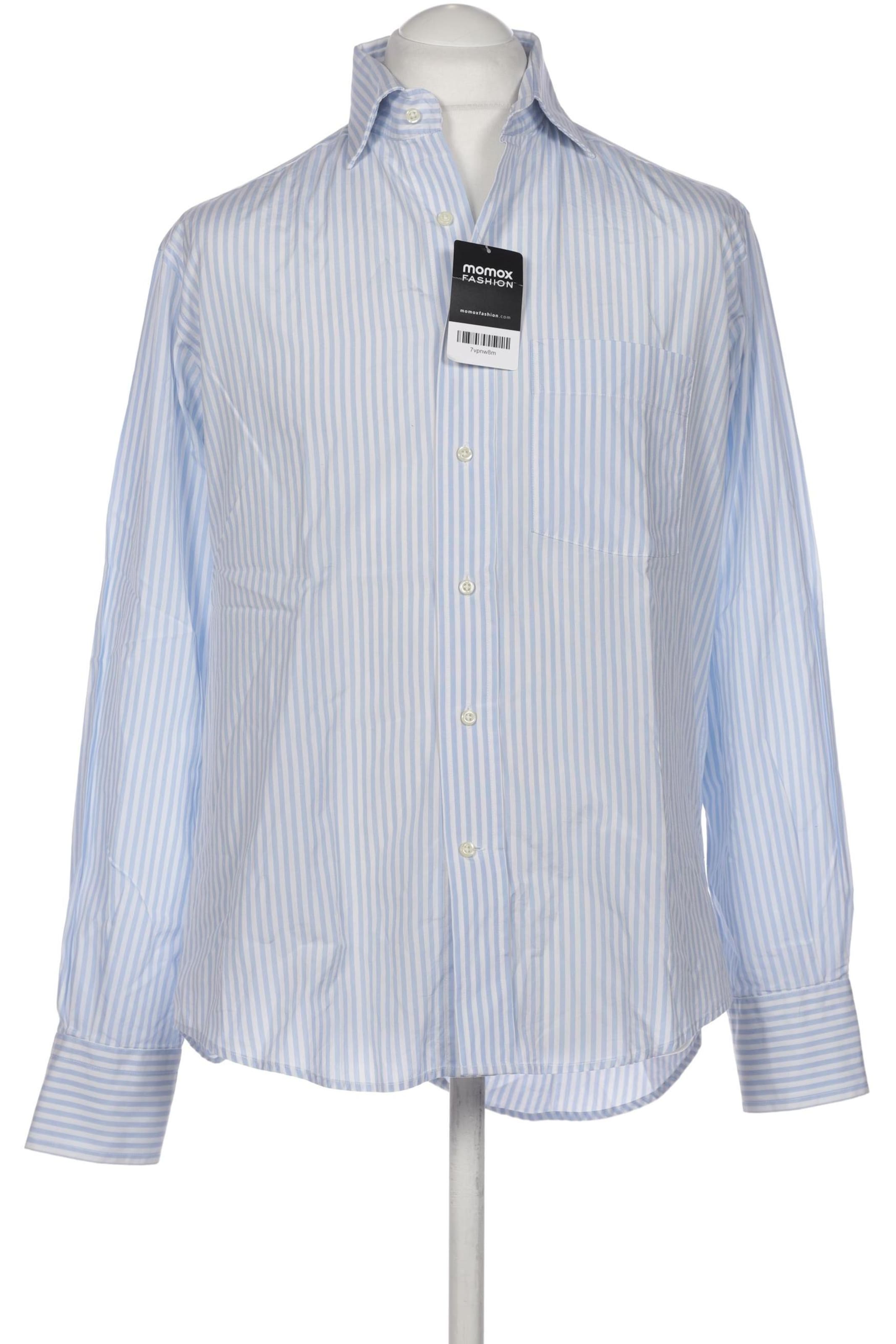 Mey & Edlich Button Up Shirt in M in Blue: front